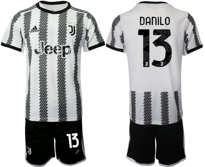 Men 2022-2023 Club Juventus FC home white #13 Soccer Jersey->juventus jersey->Soccer Club Jersey